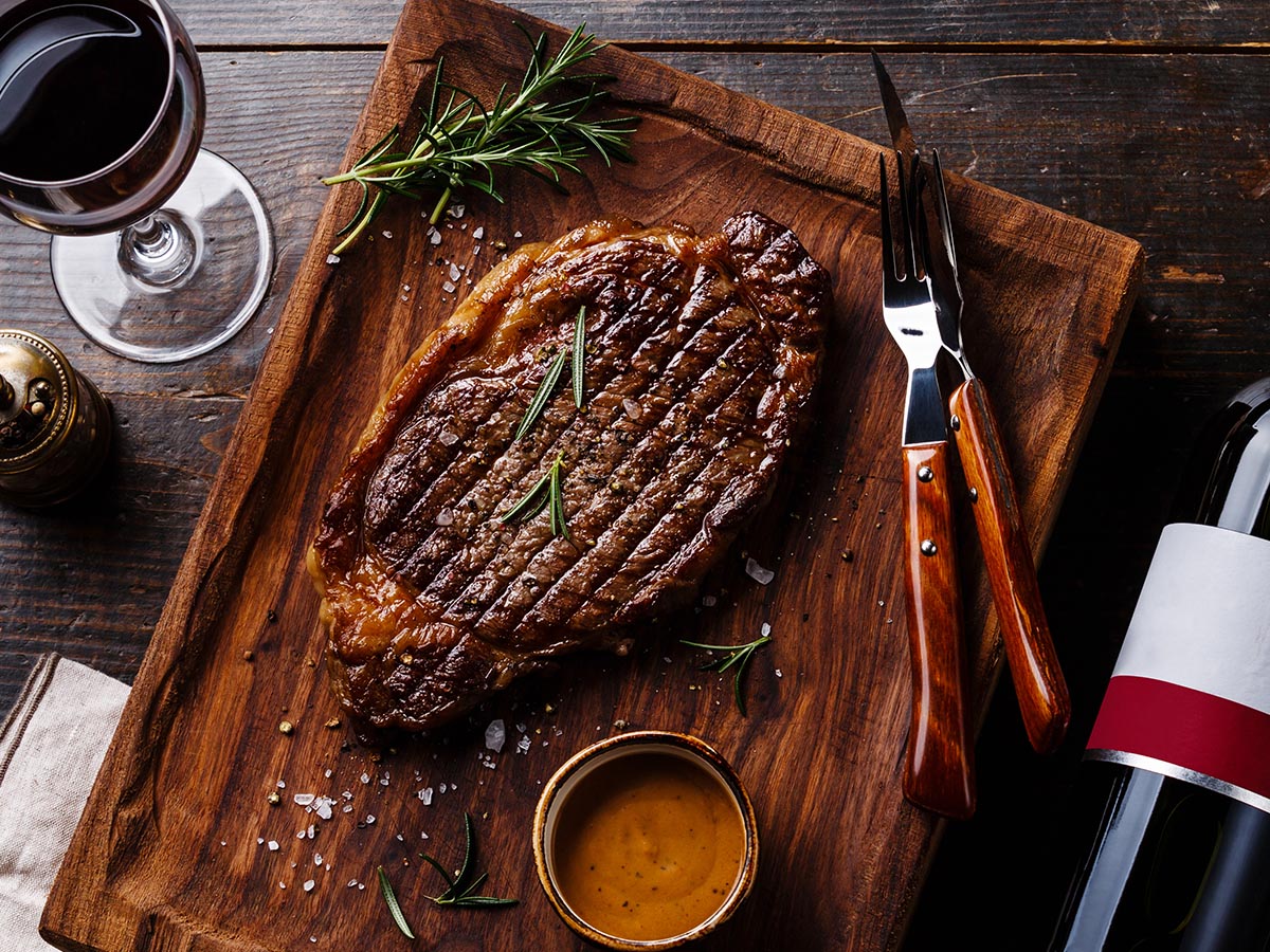 Game Day Good from our Butchers - Pan Seared Rib Eye Steak - Oliver's ...