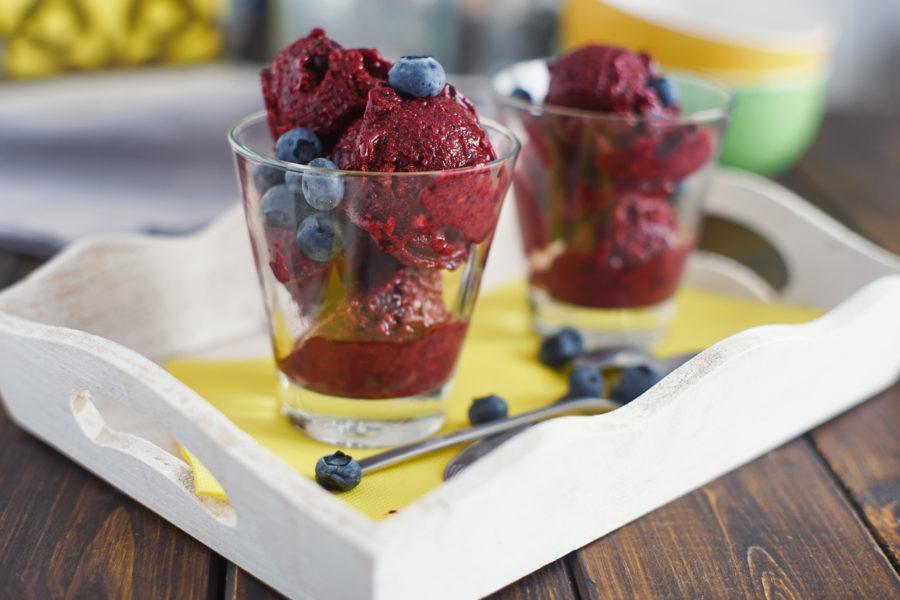 Boozy Blueberry Sorbet Olivers Markets