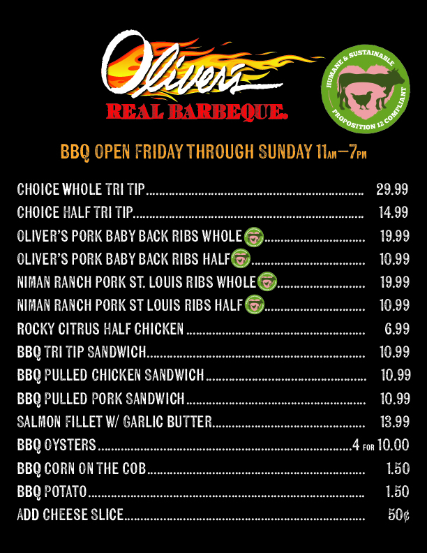 Oliver bbq outlet